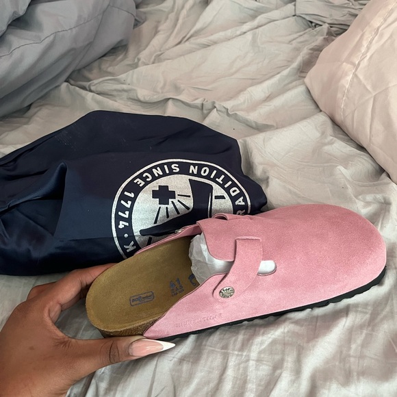 Shoes - Pink Birkenstocks Clogs